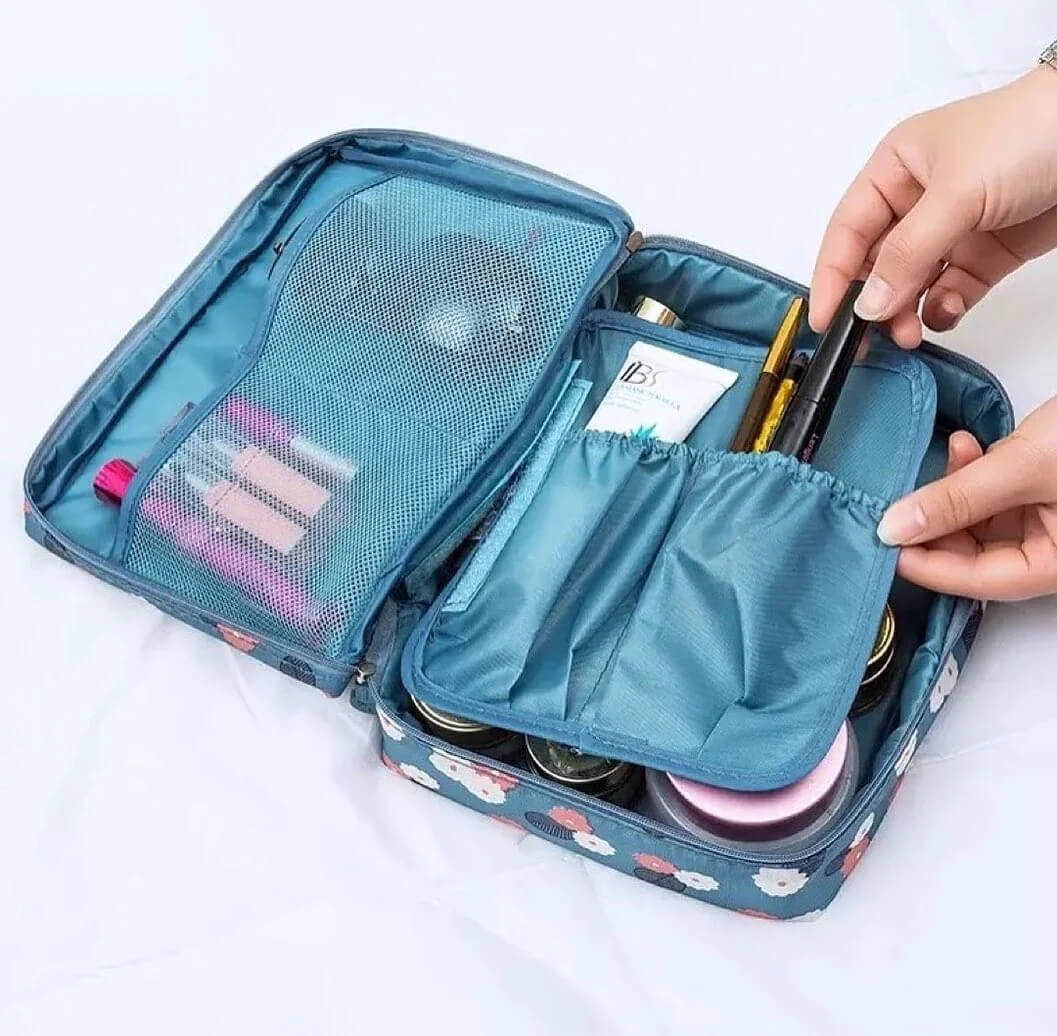 Travel Zipper Cosmetic Pouch