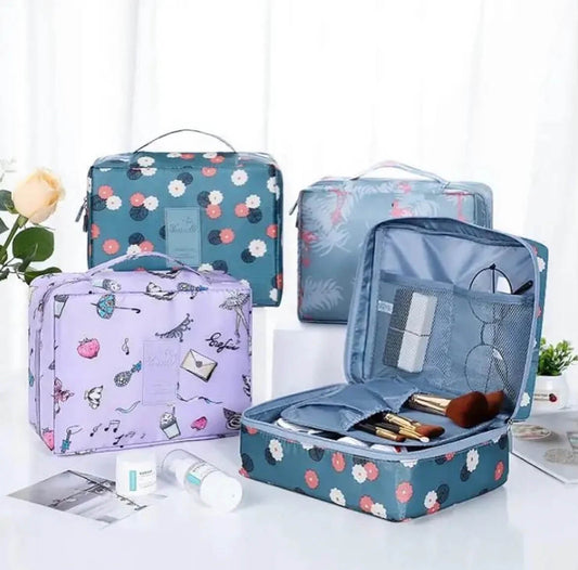 Travel Zipper Cosmetic Pouch