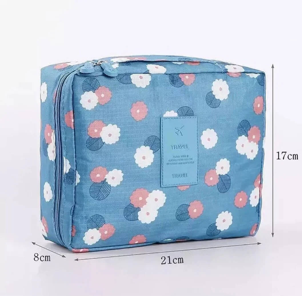 Travel Zipper Cosmetic Pouch