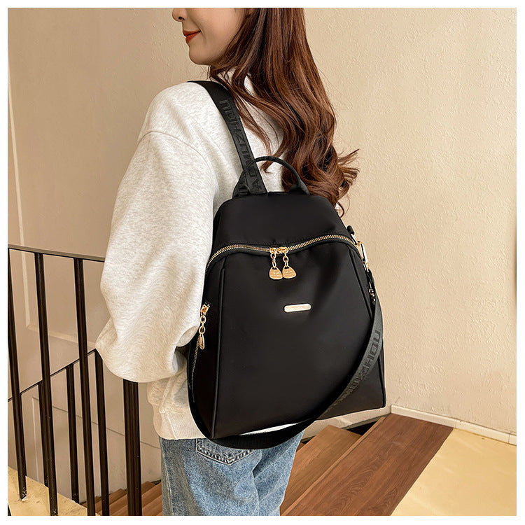 LADIES CROOS BODY BAG BLACK AND PRINTED