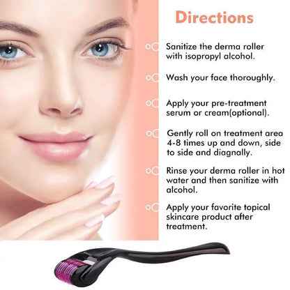 540 Needles Facial & Body Hair Growth Derma Roller