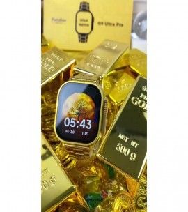 Gold Edition G9 Ultra Pro Series 8 Smart Watch With 3 Extra Straps