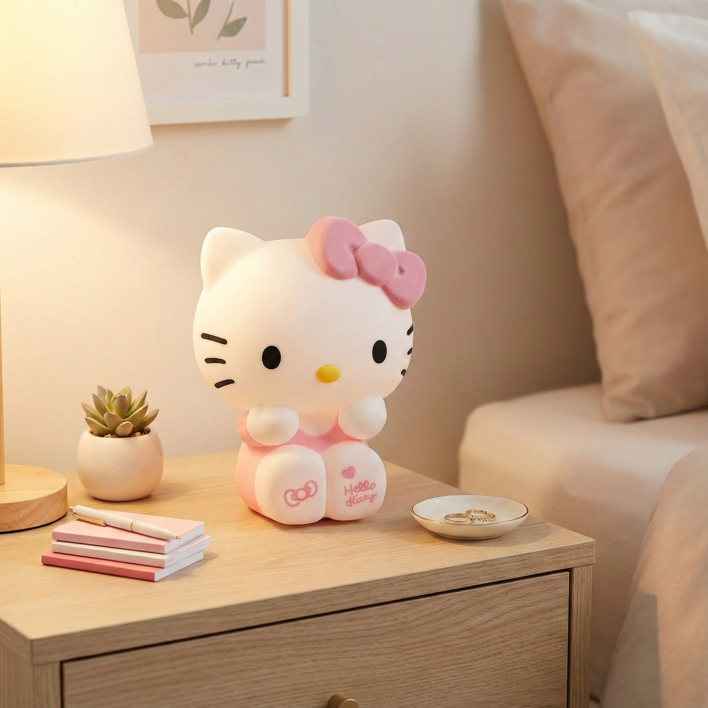 Hello Kitty Silicone Night Light Lamp